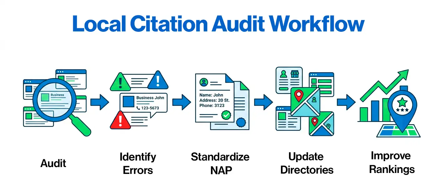 Local Citation Audit Workflow local seo citation audit for nap consistency