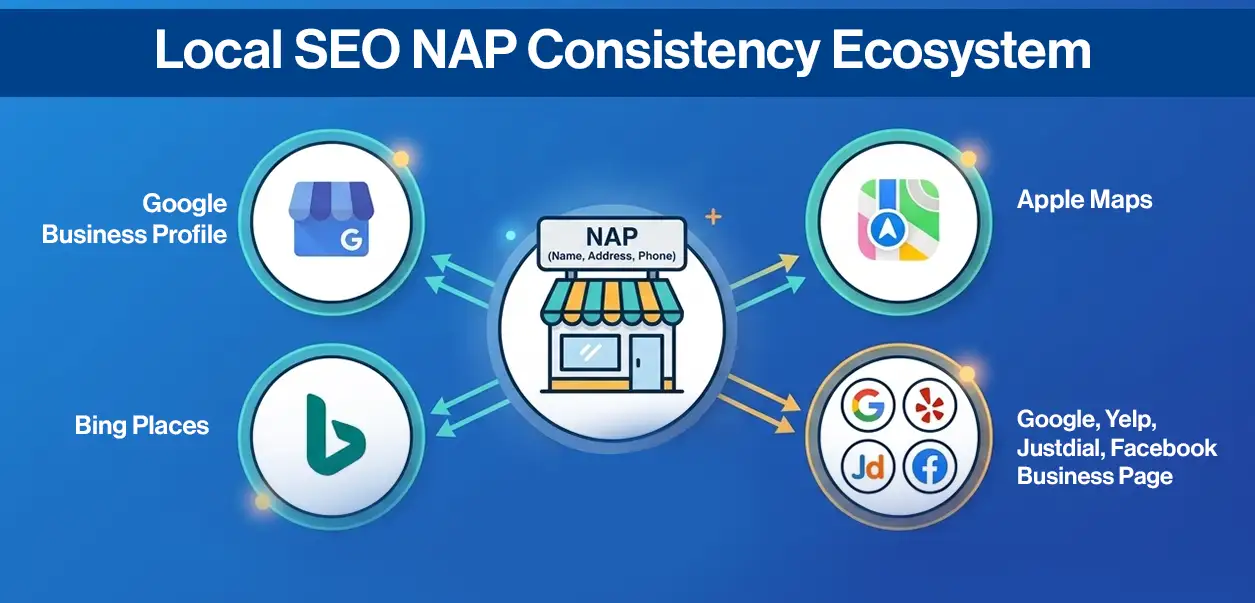 Local SEO NAP Consistency Ecosystem nap consistency across directories for local seo